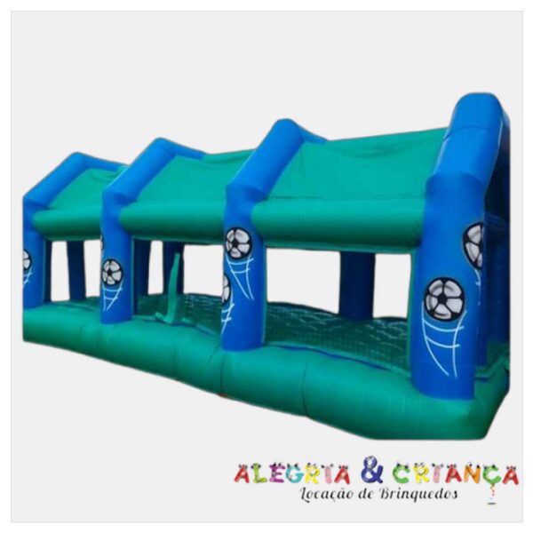 Quadra de futebol inflável